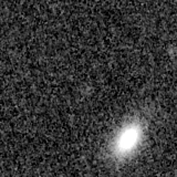 F150W image, 3.2 arcsec across, north up