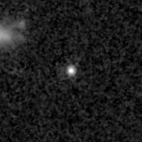 F150W image, 3.2 arcsec across, north up