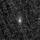F090W image, 3.2 arcsec across, north up