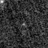 F090W image, 3.2 arcsec across, north up