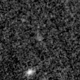 F150W image, 3.2 arcsec across, north up