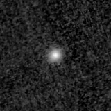 F150W image, 3.2 arcsec across, north up