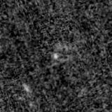F090W image, 3.2 arcsec across, north up