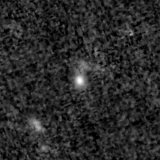 F115W image, 3.2 arcsec across, north up