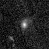F150W image, 3.2 arcsec across, north up