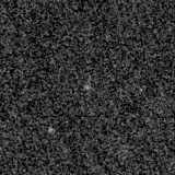 F150W image, 3.2 arcsec across, north up