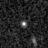 F356W image, 3.2 arcsec across, north up