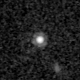 F444W image, 3.2 arcsec across, north up