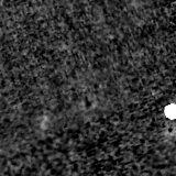 F090W image, 3.2 arcsec across, north up