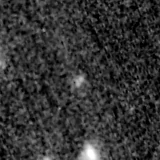 F150W image, 3.2 arcsec across, north up