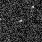 F115W image, 3.2 arcsec across, north up