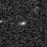F200W image, 3.2 arcsec across, north up