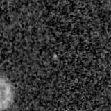 F150W image, 3.2 arcsec across, north up