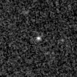F200W image, 3.2 arcsec across, north up