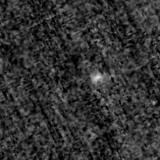 F115W image, 3.2 arcsec across, north up