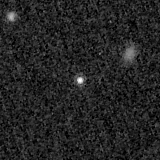 F200W image, 3.2 arcsec across, north up