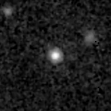 F277W image, 3.2 arcsec across, north up