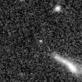 F200W image, 3.2 arcsec across, north up