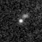 F444W image, 3.2 arcsec across, north up