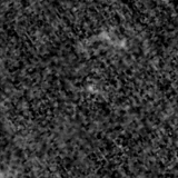 F200W image, 3.2 arcsec across, north up