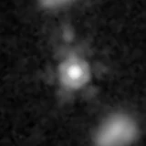 F444W image, 3.2 arcsec across, north up