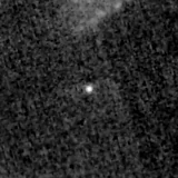 F150W image, 3.2 arcsec across, north up