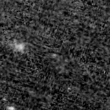 F090W image, 3.2 arcsec across, north up