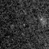 F115W image, 3.2 arcsec across, north up