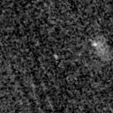 F150W image, 3.2 arcsec across, north up