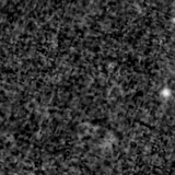 F090W image, 3.2 arcsec across, north up