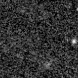 F115W image, 3.2 arcsec across, north up