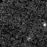 F150W image, 3.2 arcsec across, north up