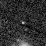 F200W image, 3.2 arcsec across, north up