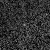 F150W image, 3.2 arcsec across, north up