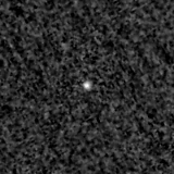 F090W image, 3.2 arcsec across, north up