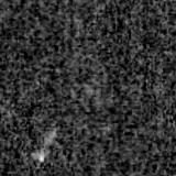 F090W image, 3.2 arcsec across, north up