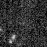 F200W image, 3.2 arcsec across, north up