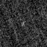 F115W image, 3.2 arcsec across, north up