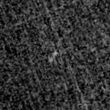 F150W image, 3.2 arcsec across, north up