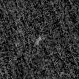 F200W image, 3.2 arcsec across, north up