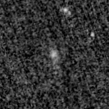 F200W image, 3.2 arcsec across, north up