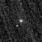 F115W image, 3.2 arcsec across, north up