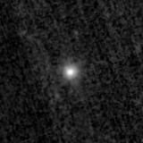 F200W image, 3.2 arcsec across, north up