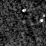 F277W image, 3.2 arcsec across, north up