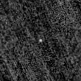 F200W image, 3.2 arcsec across, north up