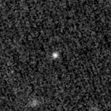 F200W image, 3.2 arcsec across, north up