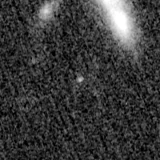 F200W image, 3.2 arcsec across, north up