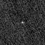 F150W image, 3.2 arcsec across, north up