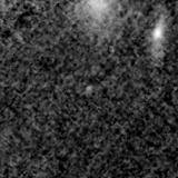 F115W image, 3.2 arcsec across, north up