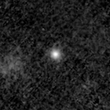 F115W image, 3.2 arcsec across, north up